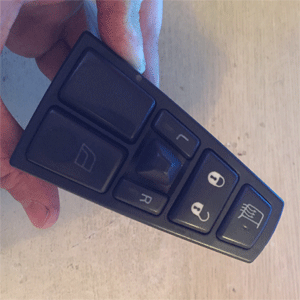 Blok steklopod'emnika Volvo